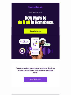 Homebase - ✨ 6 new ways we made Homebase better.