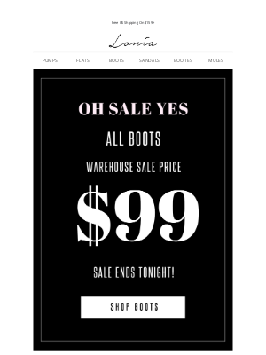 Lonia Shoes - $99 For ALL Boots? 👀 😱 The Warehouse Sale Is ON