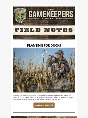 Mossy Oak - Planting for Ducks