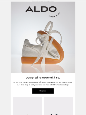 Aldo Shoes Canada - Introducing Ultra Flex technology