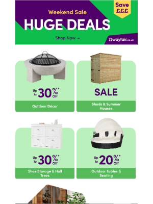 Outdoor Décor ❌ Weekend Sale