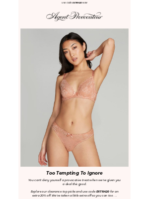 Agent Provocateur - You Won't Be Able To Resist This | Shop Clearance Must-Haves