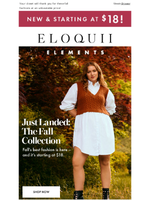 ELOQUII - Fall fashion starting at $18!