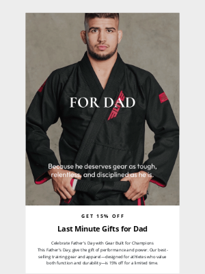 Elite Sports - Hi there, 🎁 Last-Minute Father’s Day Gift? Save 15% While You Still Can!