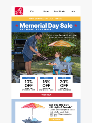 Memorial Day Savings: Up to 20% Off!