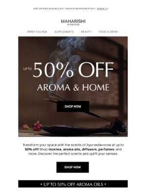 Maharishi Ayurveda - 🌺SALE | up to 50% OFF Aroma🌺