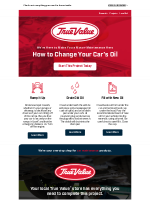 True Value - How to Change Your Car’s Oil 🚘 💪
