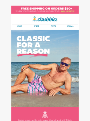 Chubbies - It’s Cold, but Your Swim Game Doesn’t Have to Be