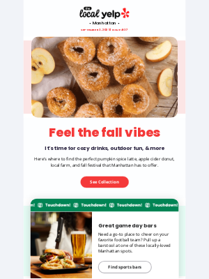 Yelp - Get ready for fall in Manhattan 🍂