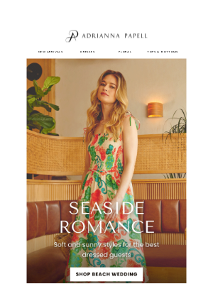 Adrianna Papell - Style Destination 🌴🌺 The Beach Wedding Edit