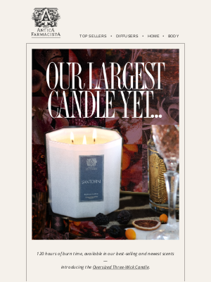 Antica Farmacista - OUR LARGEST CANDLE YET