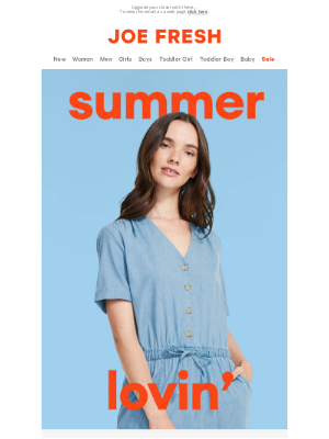 Joe Fresh (CA) - We've Got Cute Rompers! ☀️