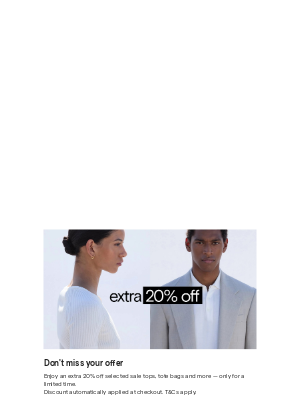 Farfetch - Extra 20% off tops & more