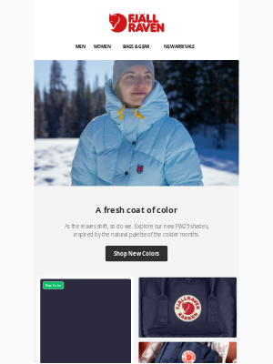 Fjallraven - You've never seen these colors before