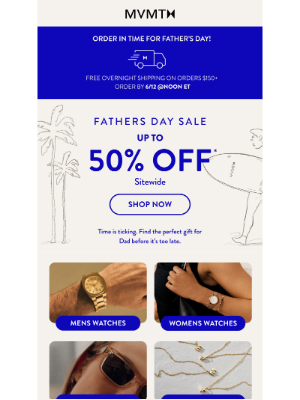 MVMT Watches - Free Overnight Shipping Starts Now