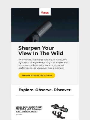 Focus Camera - Scopes that keep you locked in 🎯
