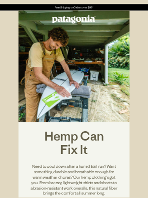 Patagonia - Cool-wearing, breathable hemp essentials