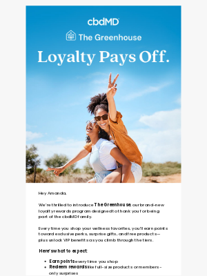 cbdMD - Our New Loyalty Program is Here!