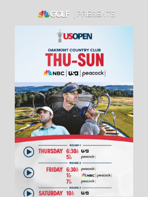 Golf Channel - Drive Into Golf’s Toughest Test at Oakmont Country Club