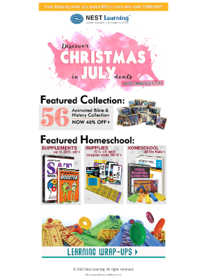 Nest Learning - Christmas in July is here