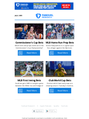 FanDuel - WNBA Commissioner's Cup Championship Bets and Props