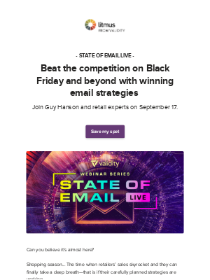 Incoming: winning email strategies for Black Friday and beyond