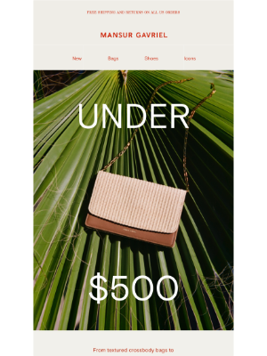 Mansur Gavriel - Shop our under $500 edit