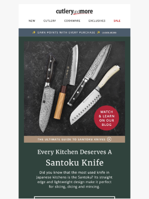 Cutlery and More - Watch & Learn About Santoku Knives