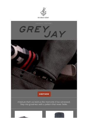 SEAMUS GOLF - Grey Jay