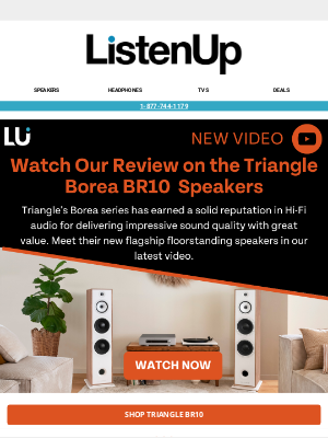 ListenUp - Triangle Borea BR10 Speaker Review