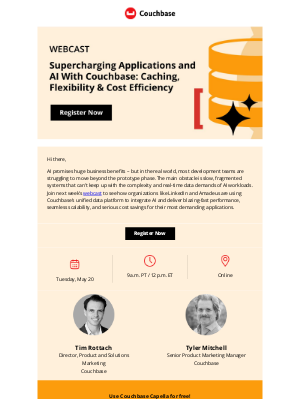Couchbase - Next Week | Build fast, flexible, affordable AI apps