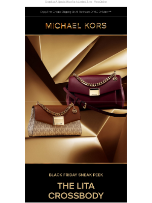 Michael Kors - Black Friday Sneak Peek: The Lita