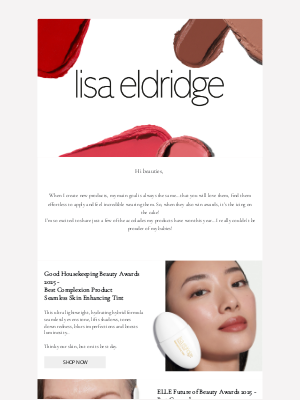 Lisa Eldridge - My award winning products...