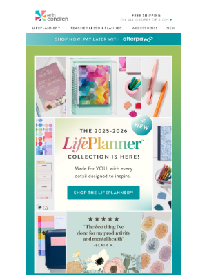 Erin Condren - NEW LifePlanner™ Collection just dropped—let’s GO!
