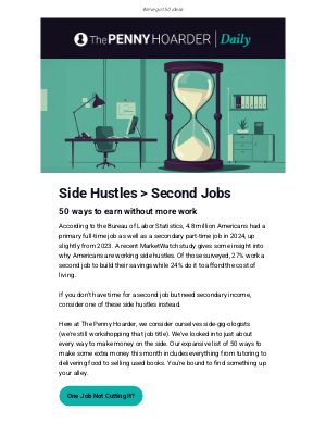 The Penny Hoarder - Need side money without another job?