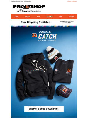 Cincinnati Bengals - Just Launched! 2025 Crucial Catch Collection
