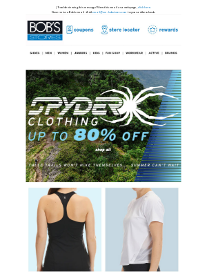 Bob's Stores - 🕷 Spyder Clothing Up to 80% OFF