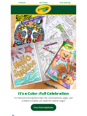 Crayola - Celebrate National Coloring Book Day with Crayola!