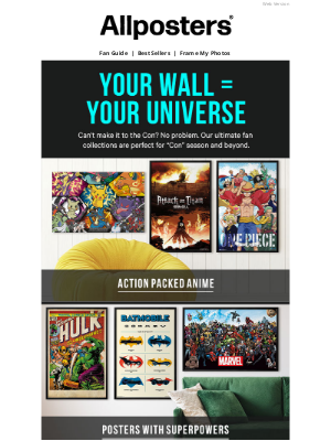 AllPosters - Con-Ready Looks, No Badge Required