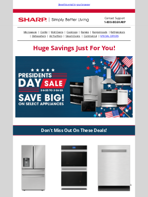 Sharp - Get More for Less This Presidents' Day 🇺🇸