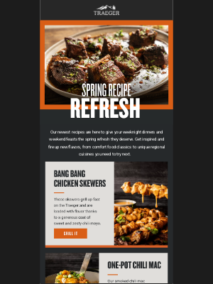 Traeger Grills - Your Spring Recipe Refresh
