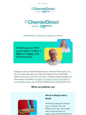 Chemist Direct (United Kingdom) - The fast and easy way to order your NHS prescription online