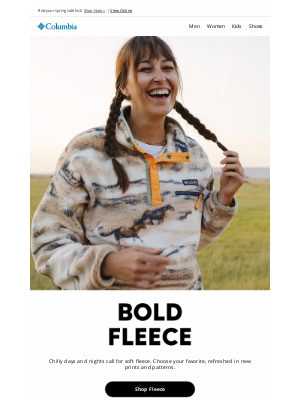 Columbia Sportswear - Bestselling fleece in fresh prints!