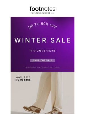 Footnotesonline - Cozy Warm Styles Up To 60% Off!