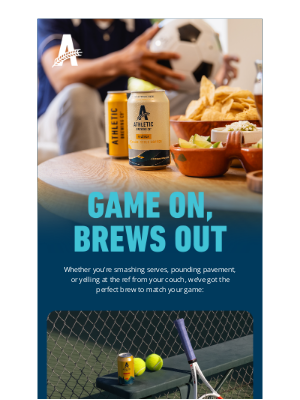 Athletic Brewing - Game On, Brews Out 🏅