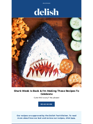 Delish - We NEVER Miss Shark Week—Here's What's On Our Watch Party Menu