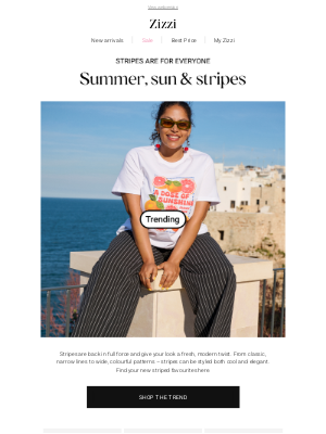 Zizzi Fashion - Trend Tip: Make Room for Stripes in Your Wardrobe