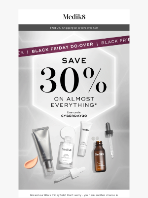 Medik8 - Save 30% ⚡ Black Friday is Back