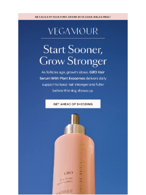 VEGAMOUR - Stop shedding before it starts 🛑