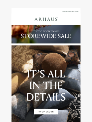 Arhaus - Get Into These Details…